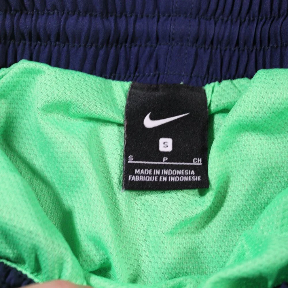 Nike Green and Blue Swim Trunks with Swoosh - LIKE NEW